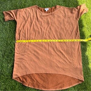 LuLaRoe Brown Blouse